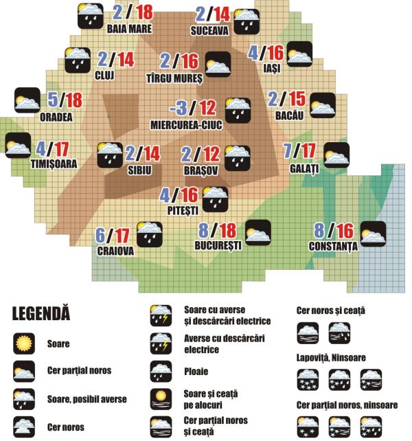 Prognoza meteo (13.05. - 14.05.2025)